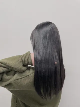 ロング カラー ヘアアレンジ 透明感×韓流ハイ トーン🫧RYUTAのヘアスタイル