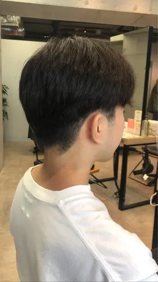 ショート メンズ 🎀縮毛矯正.暗髪 .艶髪🩶ちひろのヘアスタイル