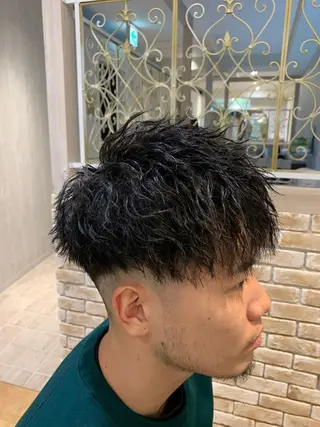 ショート パーマ メンズ 🔥Mackey🔥 メンズ特化型美容師のヘアスタイル