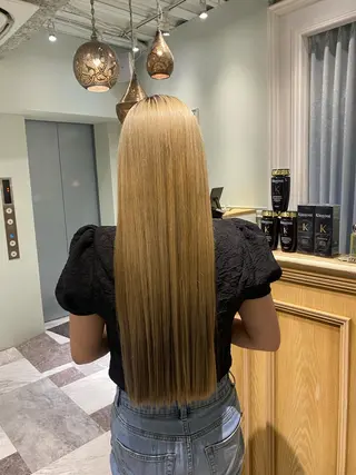 ロング MASHU韓国ヘア/ レイヤー/透明感カラのヘアスタイル