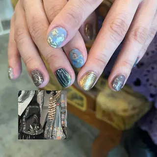 ネイル Trico Antique所属・岩本 杏のネイルデザイン