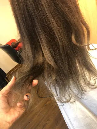 カラー MOLLA 浅香山店所属・谷口ゆめ/縮毛矯正/ 大人女子/眉ワックスのヘアスタイル