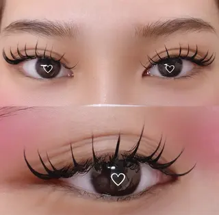 マツエク・マツパ MignonS こはるのヘアスタイル