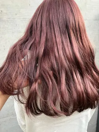 セミロング カラー 韓国ヘア🤍髪質改善 🇰🇷AKANEのヘアスタイル