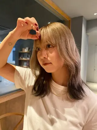 カラー duft. Natsuneのヘアスタイル