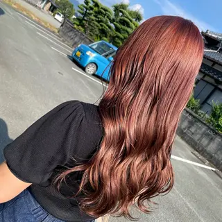 ロング カラー 宮崎 英絵のヘアスタイル