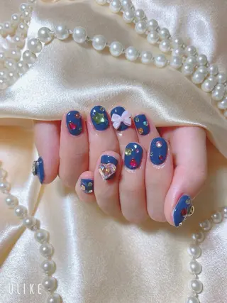 ネイル ネイルサロンAiri 長さ出し·シンプルのネイルデザイン