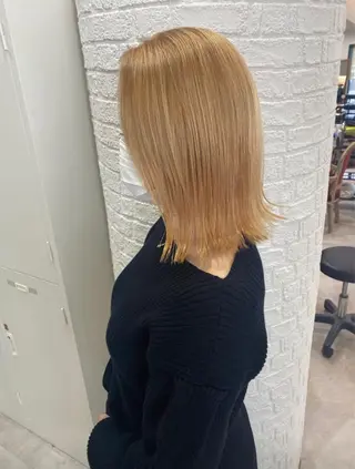 ミディアム Rubik's茶屋町 MARINのヘアスタイル