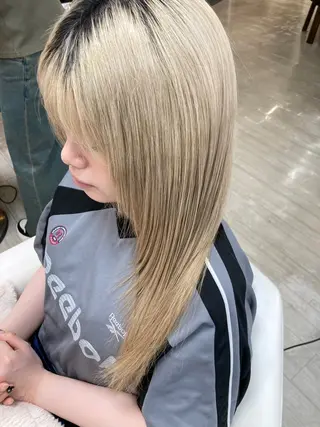 セミロング 髙木　樹 縮毛矯正/髪質改善のヘアスタイル