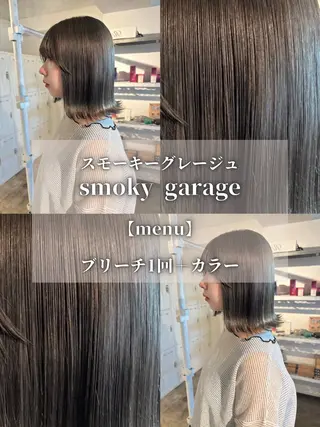 ショート カラー ブリーチモデル/ メンズパーマ/AMIのヘアスタイル