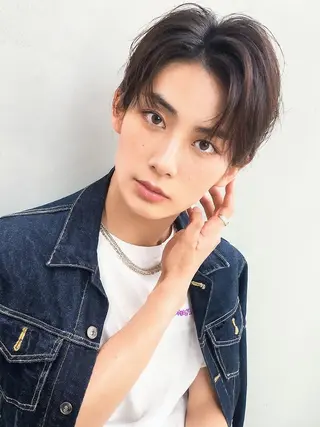 メンズ 岸本 一誠のヘアスタイル