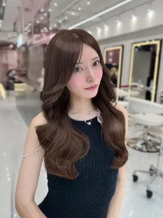 ロング 新宿/韓国レイヤー/ 髪質改善/ 佐藤のヘアスタイル