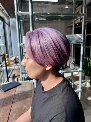 カラー 透明感カラー/レイヤ ーhinata.のヘアスタイル