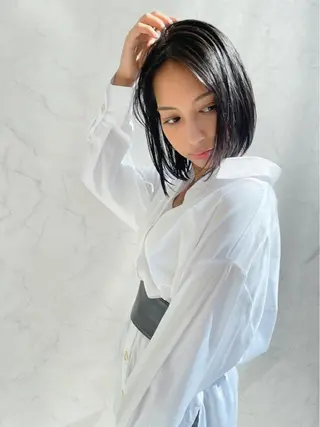 ショート チダアキフミ Ash大森のヘアスタイル