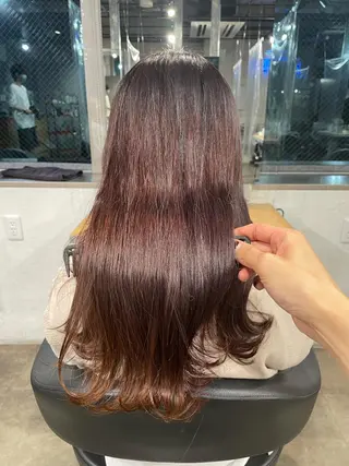 セミロング カラー ベージュカラー💖 やすひろのヘアスタイル