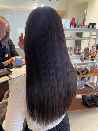 ロング カラー 西中島/髪質改善/ 透明感/山川光子のヘアスタイル