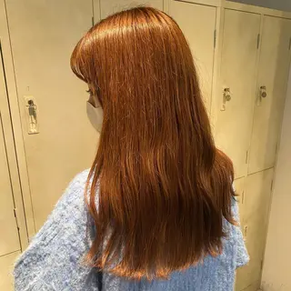 ロング ベージュ/オリーブ/ miyabiのヘアスタイル