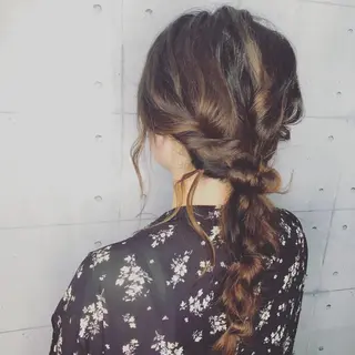 ロング ヘアアレンジ 北脇 健治のヘアスタイル