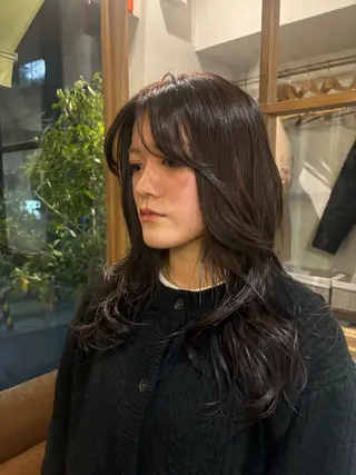 ロング 中村 紀香のヘアスタイル