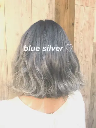 ミディアム カラー 池袋/透明感カラー 🎀Yuri🎀のヘアスタイル