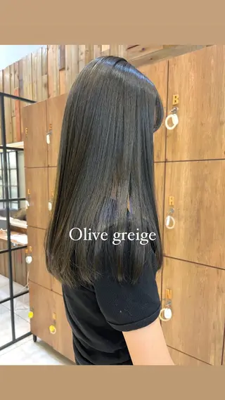 セミロング カラー 黒田瀬奈/ボブ まろやかベージュのその他イメージ