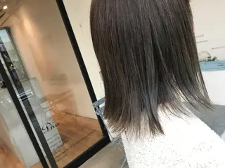 ミディアム カラー オリーブ透明感カラー 表参道/MIKUのヘアスタイル