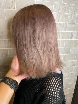 ショート ブリーチ毛矯正.髪質 改善.髪にドラマをのヘアスタイル