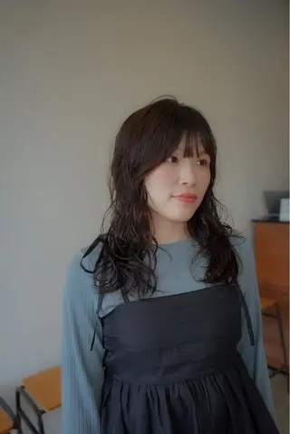 ミディアム パーマ plus HAIR いずみのヘアスタイル