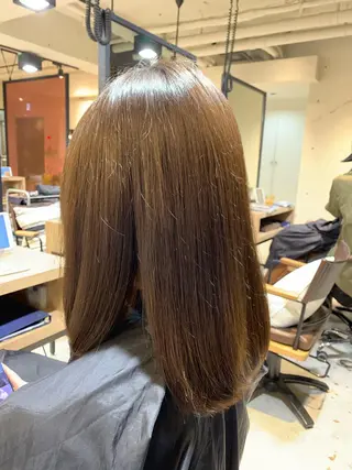 ミディアム ✨髪質改善　美髪✨ 縮毛　井上 大誠のヘアスタイル
