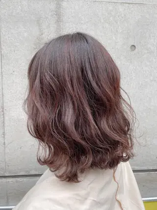 ミディアム カラー SALOWIN神戸三宮East店所属・【透明感、艶髪】西村 有司のヘアスタイル