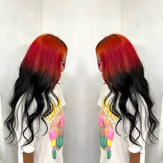 ロング カラー レイヤー/ボブ/ ミニボブ/AOIのヘアスタイル