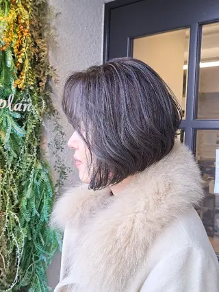 ミディアム カラー 🎨艶カラー*ボブ ソムリエ🎨あさみのヘアスタイル