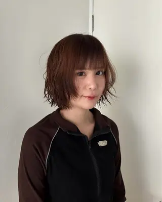 ショート パーマ enrich / キタガワ カノンのヘアスタイル
