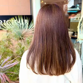 セミロング 久貝 帆風のヘアスタイル