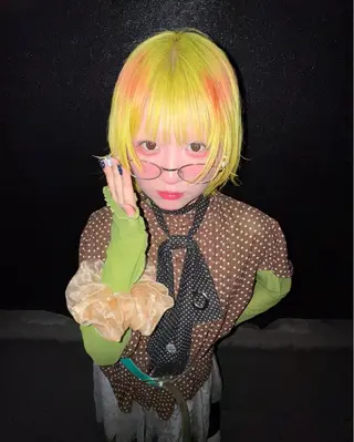 ショート 韓国レイヤー💖 ハイトーン🍒ྀིのヘアスタイル