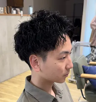 メンズ 🎖️似合わせメンズ パーマ🎖️カネキのヘアスタイル