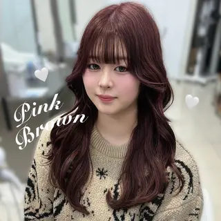 ロング 暖色カラー🎀🎶 田辺 樹里のヘアスタイル