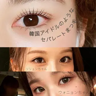 マツエク・マツパ SHEER 玉造・森ノ宮のマツエク・マツパデザイン