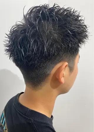 メンズ シャドウパーマ/ 波巻パーマYu-Kiのヘアスタイル