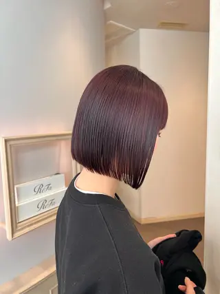 ショート SALOWIN川崎WEST店所属・🌷川崎/アレンジ/ 暖色ボブ/コトネ🌷のヘアスタイル