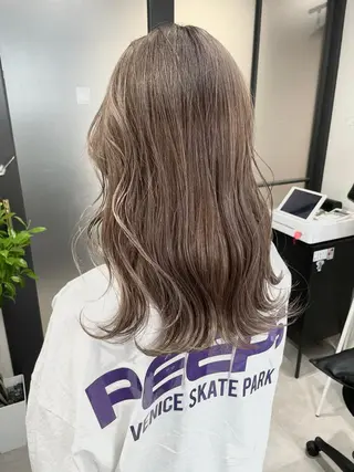 セミロング カラー 髪質改善will hairdesignのヘアスタイル