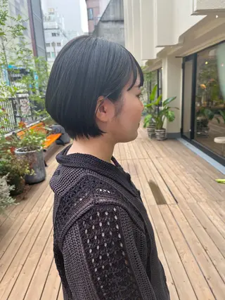 ショート 銀座🤍ボブ/ ミディアム/佐野夢美のヘアスタイル