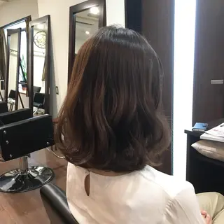 ミディアム カラー 《放出》Forte マネージャー山根英明のヘアスタイル