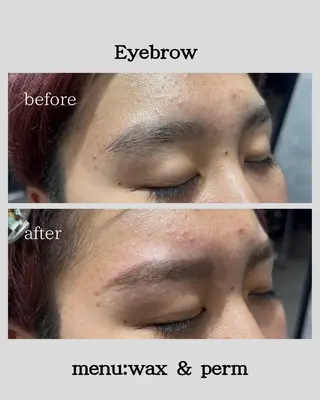 アイブロウ 眉毛ワックス、パーマ 眉だけで垢抜けの眉毛・アイブロウイメージ