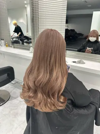 セミロング カラー ♡上品韓国髪♡ブラ ウン/SAYATOのヘアスタイル