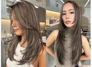 ロング レイヤー/髪質改善/ ブリーチ/コタケのヘアスタイル