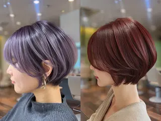ショート フクゾエ ユカリのヘアスタイル