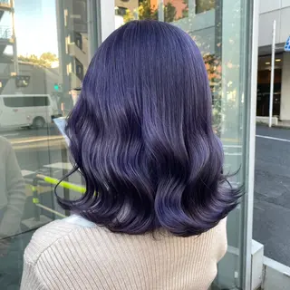 セミロング カラー ヘアアレンジ 〈公式〉🕯️ BABY上野🕯️のヘアスタイル