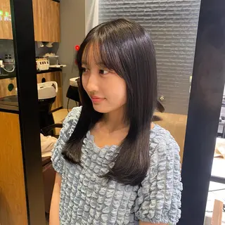ミディアム Natsuki/韓国 ボブ/レイヤーカットのヘアスタイル