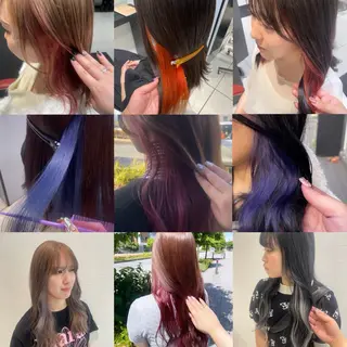 カラー 💞暖色カラー 💞risaのヘアスタイル